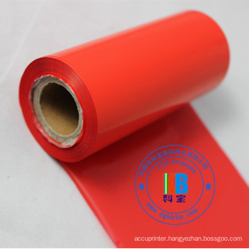 1 inch core printer ribbon type compatible resin red color ribbon